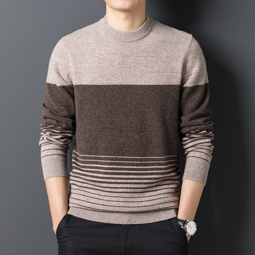 Title 5, Mens Pure Wool Sweater Ultimate Warmth Thick S...