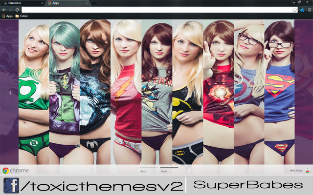 Superhero Babes 1920x1080