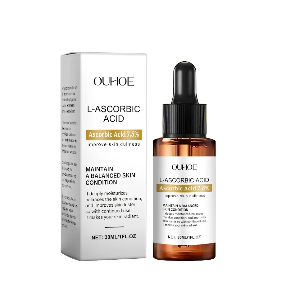 Sérum à l'Acide Ascorbique pour un teint éclatant. Antioxydant puissant qui illumine, unifie le teint, réduit les rides et protège.