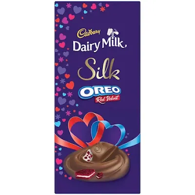 Cadbury Dairy Milk Silk Oreo Red Velvet Chocolate - 130 gm