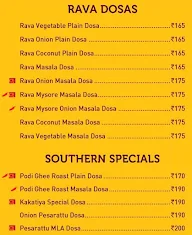 Sagar Ratna menu 3