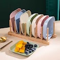 Set 8 Đĩa Lúa Mạch Vuông (4 Đĩa Sâu, 4 Đĩa Nông)