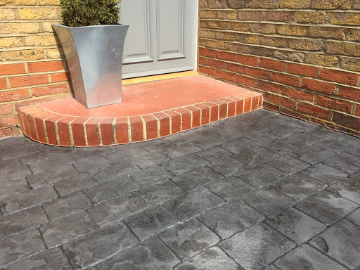Imprinted Concrete perfectly complimenting period features