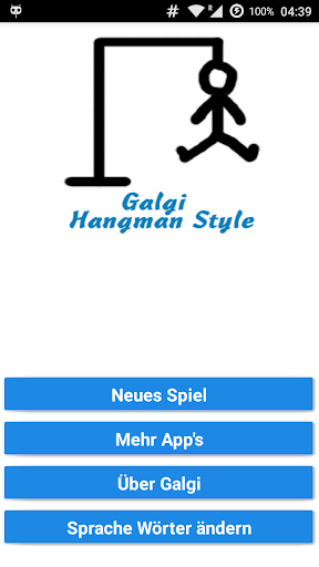 Galgi Wortspiel Deutsch