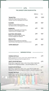 The Brewmaster - Arista Hotel menu 6