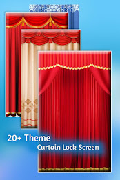 Curtain Lock Screen poster 4