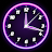 Neon Clock Wallpaper icon