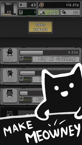 Screenshot Cat Adventure Realm Space Idle