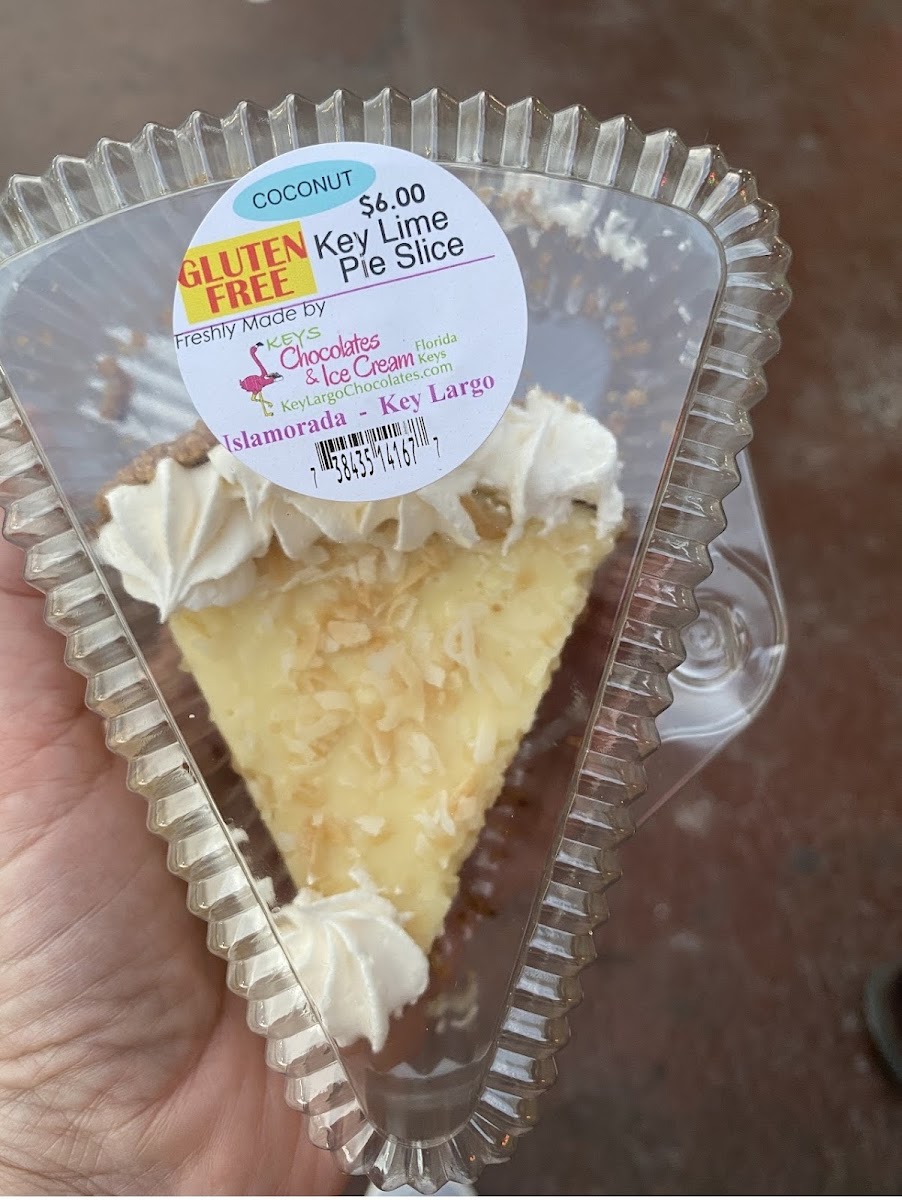 GF Key Lime Pie Slice