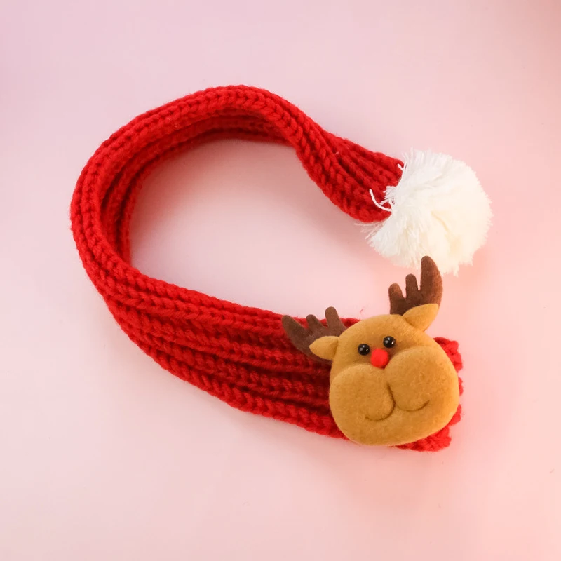 Title 5, Écharpe de Noël tricotée et chaude pour animaux...