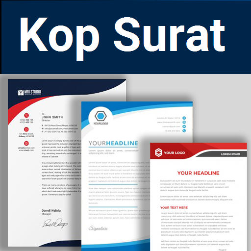 27+ Template Kop Surat Keren Word  Contoh Surat Ide