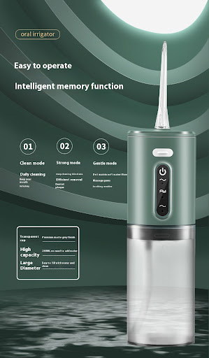 Title 4, Intelligent Electric Portable Teeth Cleaner Gap...