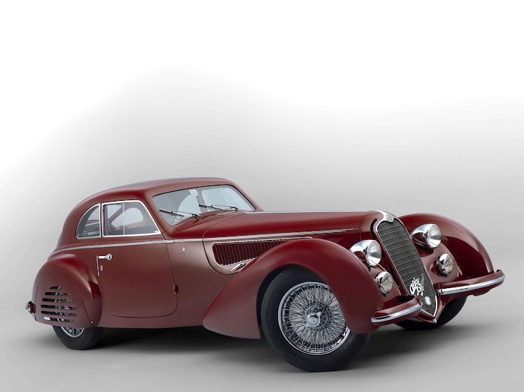 The highest price fetched at the auction was €16,745,600 (R267.7m) for this 1939 Alfa Romeo 8C 2900 B Touring Berlinetta. It became the third most expensive pre-war car yet to sell at auction. The highest price fetched at the auction was €16,745,600 (R267.7m) for this 1939 Alfa Romeo 8C 2900 B Touring Berlinetta. It became the third most expensive pre-war car yet to sell at auction. Before the Second World War, the Alfa Romeo 8C 2900 was the fastest production car on the market. Less than 50 copies were produced, including only five in the legendary form of the Berlin Touring. It’s been in the same family for 43 years, and has appreciated considerably in value since it was acquired for €10,000 (R160,000) in 1976. Picture: ARTCURIAL