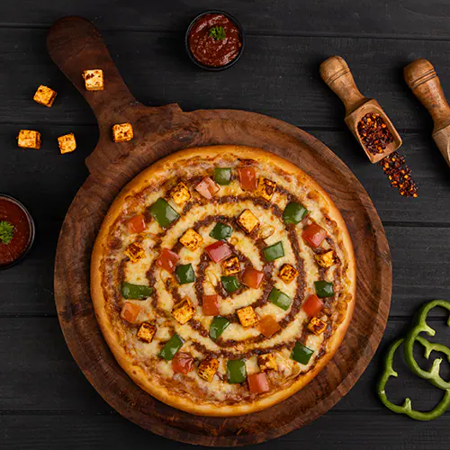 Kadhai Paneer Pizza