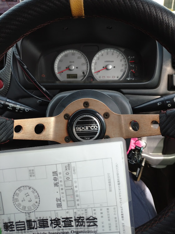 Keiワークスの持ち込み車検に関するカスタム事例の投稿画像1枚目