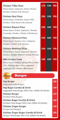 Rio's Pizza menu 3