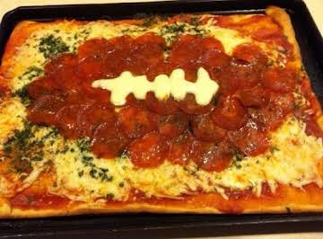 Easy Football Pizza