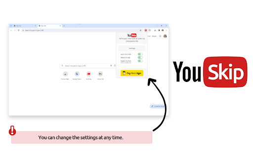 Youtube™ Ad Blocker Auto Skip - YouSkip™