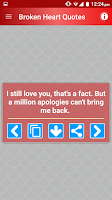 Sad & Broken Heart Pain Status Screenshot