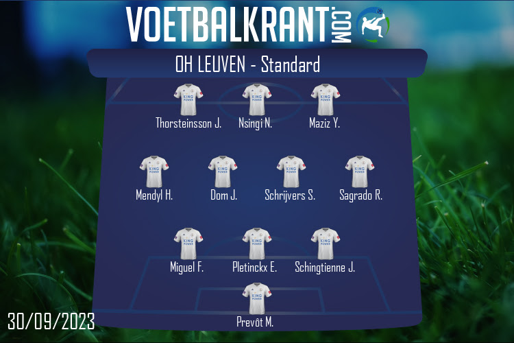 Opstelling OH Leuven | OH Leuven - Standard (30/09/2023)