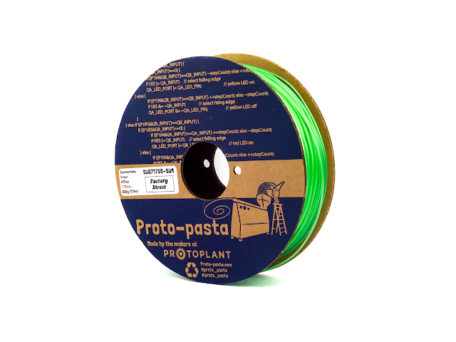 Proto-Pasta Summertime Green HTPLA Filament - 1.75mm (0.5kg)