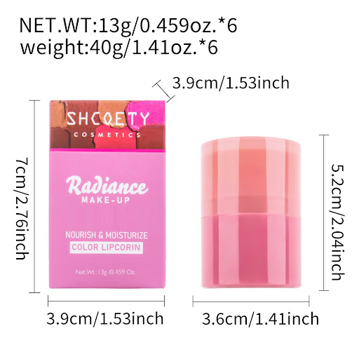Title 1, Twist Lipstick 6 Colors Rich Moist Transparent ...