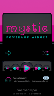 MYSTIC Poweramp Widget 2.10210 APK + Mod (المال غير محدود) إلى عن على ذكري المظهر