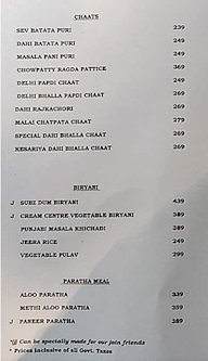 Cream Centre menu 5