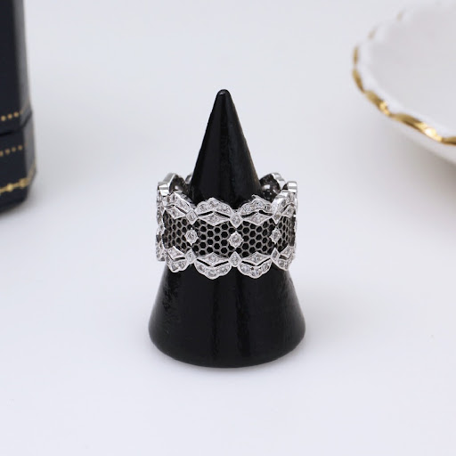 Title 1, Womens gold-plated ginkgo leaf ring for elegan...