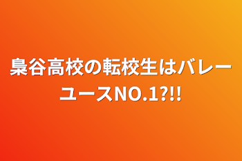 梟谷高校の転校生はバレーユースNO.1?!!