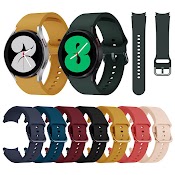 Dây Đeo Silicone 4 44Mm 40Mm 46Mm Cho Đồng Hồ Thông Minh Samsung Galaxy Watch 4 Classic 42Mm