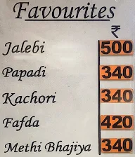 Panchratna Jalebi House menu 2