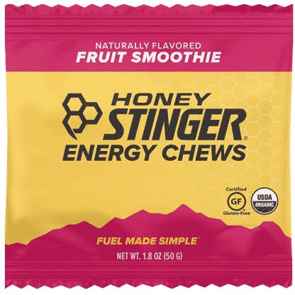 Honey Stinger Organic Energy Chews: Fruit Smoothie, Box of 12