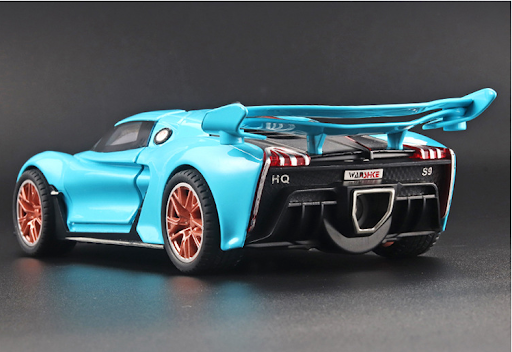 Title 13, Simulation Alloy Sports Car Model with Spray De...