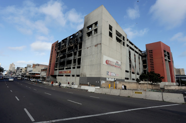 The China Emporium building in Durban will be demolished at a cost of R28m. It was permanently closed after extensive fire damage in January 2022.