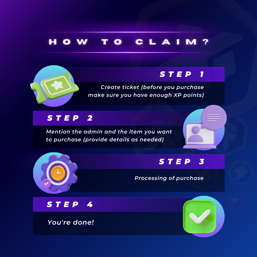 guide on how to claim XP points