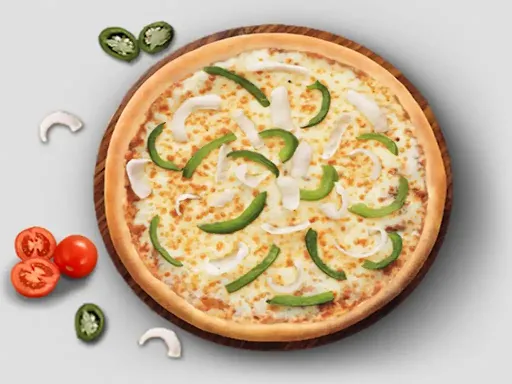 Cheese Onion Capsicum Pizza