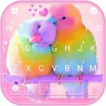 Cover Image of Baixar Love Parrots Keyboard Theme 1.0 APK