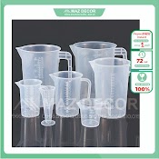 Giá Sỉ Ca Cốc Ly Đong Nhựa Đinh Lượng Pha Chế Chia Vạch 100Ml - 250Ml - 500Ml - 1000Ml (Chất Dày, Bền, Đẹp)