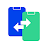 Smart Phone Data Transfer icon