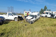 The scene of the accident on the R103 in KwaZulu-Natal.