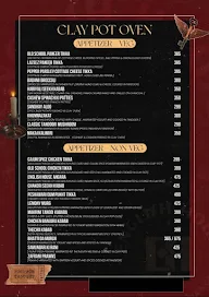 English House menu 1