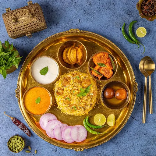 Soya Biryani Thali