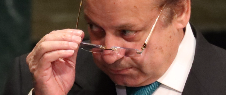 Nawaz Sharif of Pakistan. Picture: REUTERS/CARLO ALLEGRI