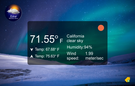 Live Weather Report Preview image 0