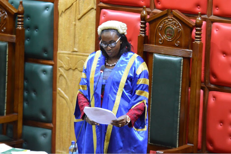 Embattled Nairobi County Assembly Speaker Beatrice Elachi