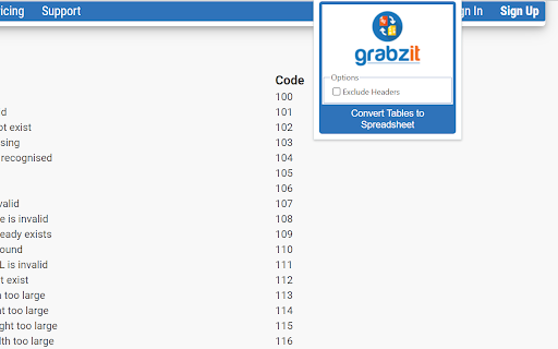 HTML Tables to XLSX Spreadsheets