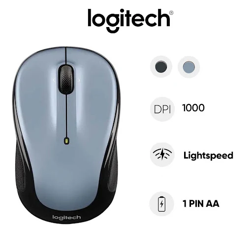 Chuột máy tính không dây Logitech M325 (Bạc)