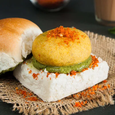 Freshly Made Vada Pav