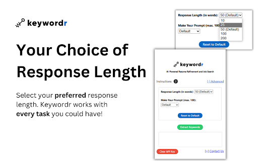 Keywordr: Resume Tool & AI Keyword Generation